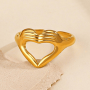 Embrace Heart Ring