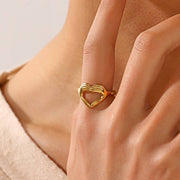 Embrace Heart Ring