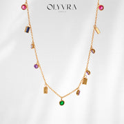 Gemstone Confetti Chain