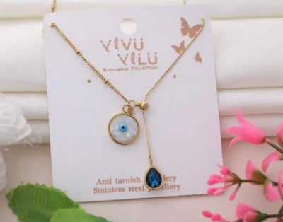 Celestial Protection Evil Eye Necklace