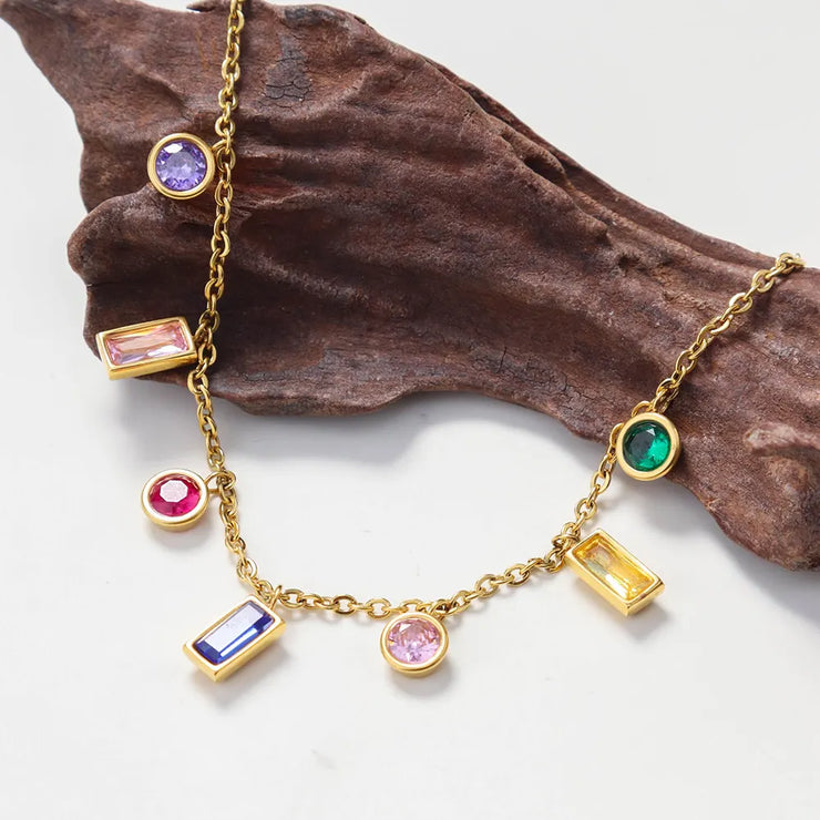 Gemstone Confetti Chain