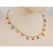 Gemstone Confetti Chain