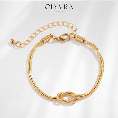 Infinite Shine Knot Bracelet